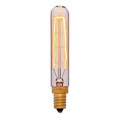 Ретро лампа SunLumen T20 F7 25W E14 золотая