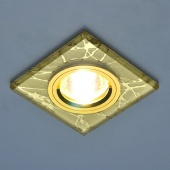 Точечный светильник со стеклом 8370 GD (золото)