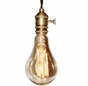 Ретро лампа Iteria Vintage Madison Big Golden E27 40W