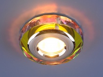 Точечный светильник со стеклом 1056 CLEAR/MULTI (зеркальный / мульти)