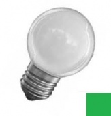 Светодиодная лампа FOTON LIGHTING DECOR  GL45 LED 0.6W GREEN 230V  E27