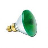Лампа накаливания SYLVANIA PAR38 FL 80W зеленая