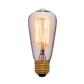 Ретро лампа SunLumen ST48 F2 60W E27 прозрачная