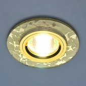 Точечный светильник со стеклом 8360 GD (золото)