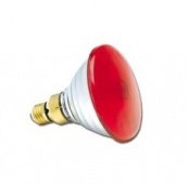 Лампа накаливания SYLVANIA PAR38 FL 80W красная