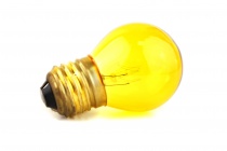 Лампа накаливания Foton Lighting DECOR P45 CL 10W E27 желтая