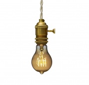 Ретро лампа Iteria Vintage Madison Golden E27 40W