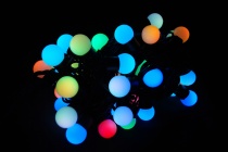 Светодиодная гирлянда шарики 1,7мм RGB 10м