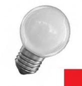 Светодиодная лампа FOTON LIGHTING DECOR  P40  0,6W/Red E27 (шар)
